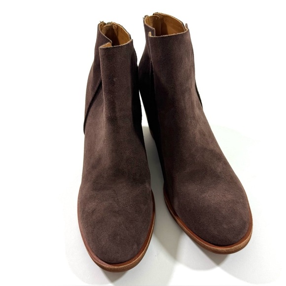 NWOB Kork Ease Chandra Leather Suede Bootie Ankle Boot Brown - Picture 5 of 8